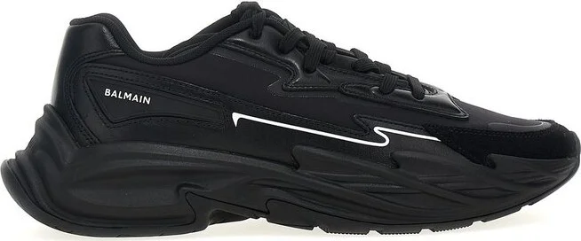 Balmain Run Row Laced Sneakers