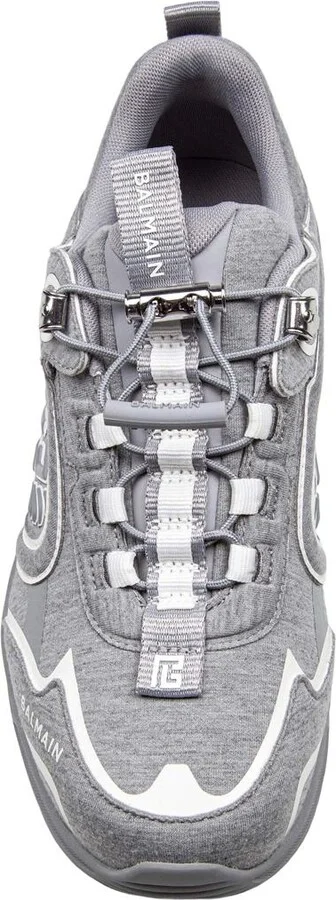 Balmain Sneakers In Mixed Materials - Image 3