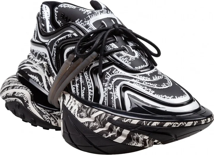 Balmain Sneakers Unicorn Wave Color Black/white - Image 2