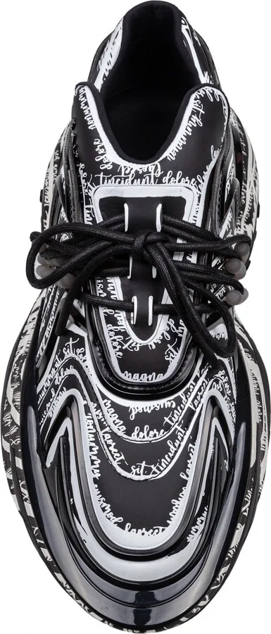 Balmain Sneakers Unicorn Wave Color Black/white - Image 3