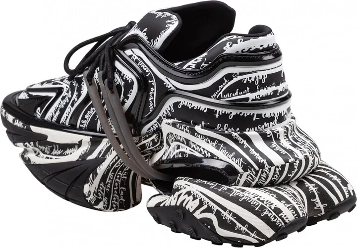 Balmain Sneakers Unicorn Wave Color Black/white - Image 4