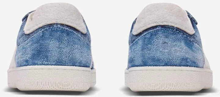 Balmain Swan Denim Sneakers - Image 2