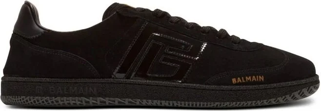 Balmain Swan Lace-Up Sneakers