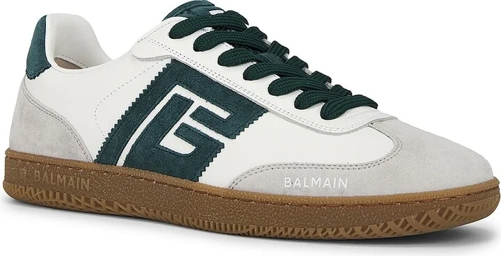 BALMAIN Swan Sneaker in White - Image 2