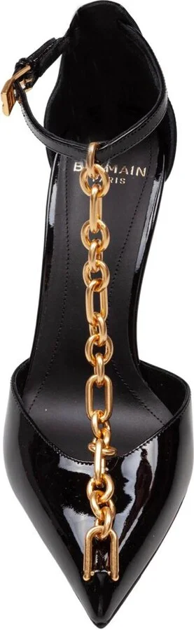 Balmain Sync Patent Leather Pump - Image 3