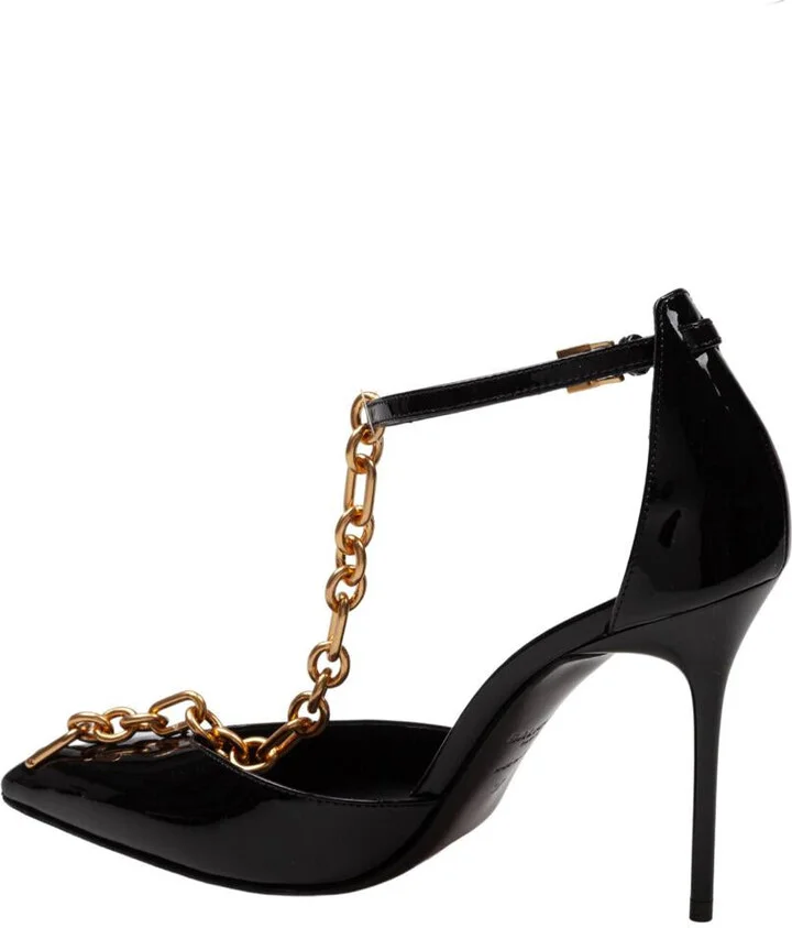 Balmain Sync Patent Leather Pump - Image 4