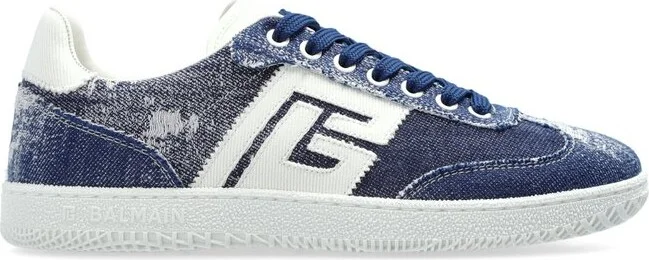 Balmain Vintage Effect Sneakers