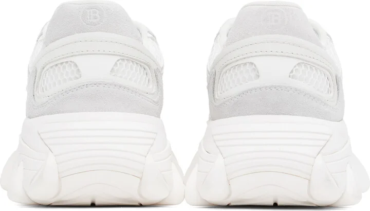 Balmain White B-East Sneakers - Image 2