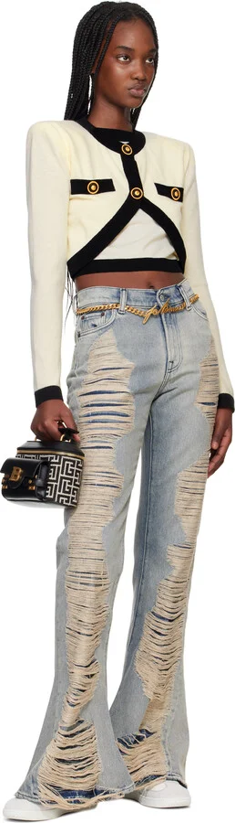 Balmain White Swan Sneakers - Image 5
