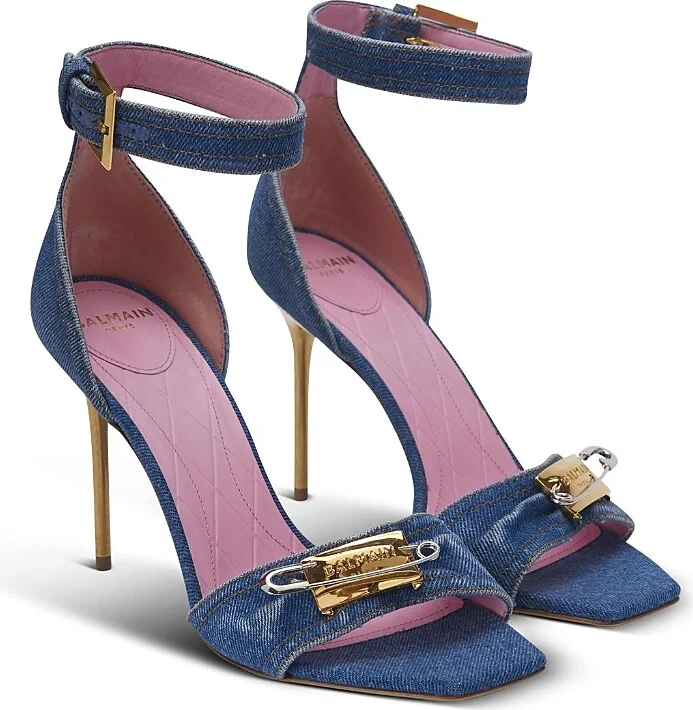 Balmain Women's Safety Pin Sandals