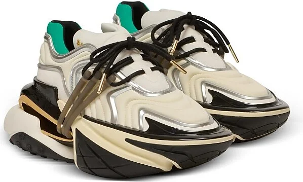 Balmain Women's Unicorn Wave Trainers in Neoprene