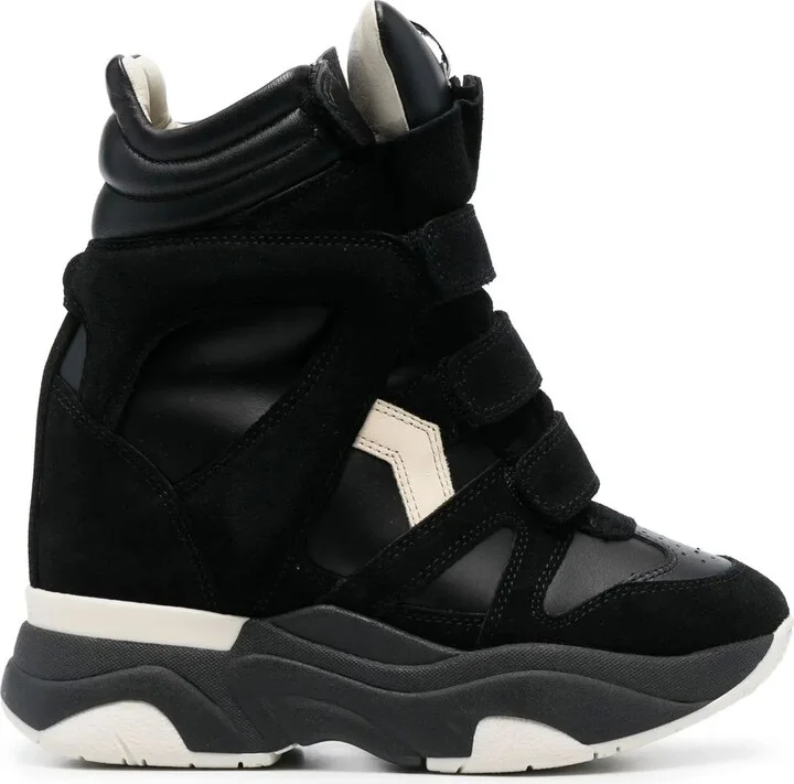 Balskee high-top leather sneakers