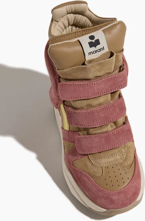 Balskee Sneakers in Light Beige/Pink - Image 4