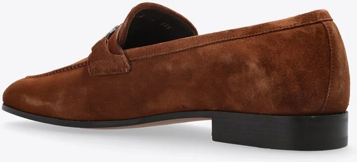 Balty Gancini Buckle Suede Loafers - Image 2