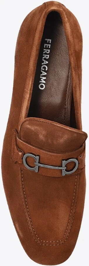 Balty Gancini Buckle Suede Loafers - Image 3