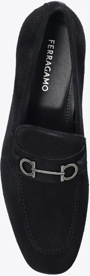 Balty Gancini Buckle Suede Loafers - Image 3