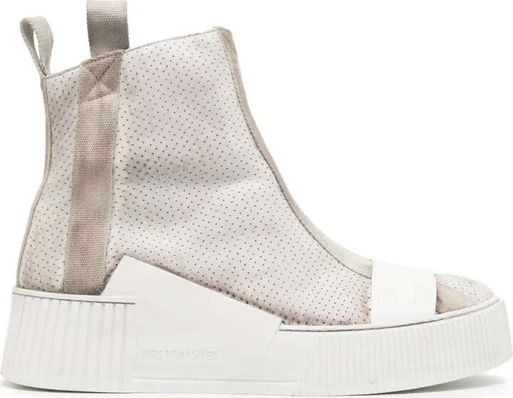 Bamba 5 distressed-effect sneakers