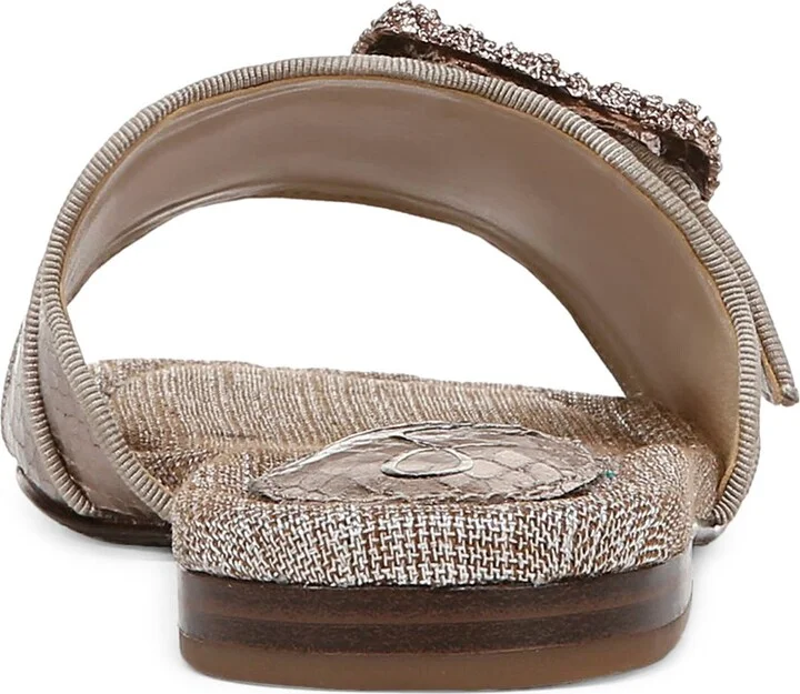 Bambi 2 Snakeskin Embossed Slide Sandal - Image 7
