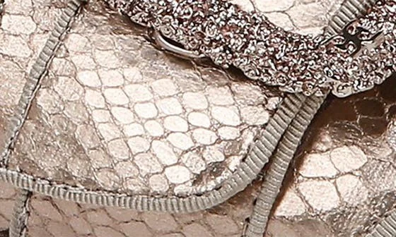Bambi 2 Snakeskin Embossed Slide Sandal - Image 11