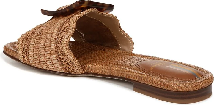 Bambi Raffia Buckle Slide Sandal - Image 2