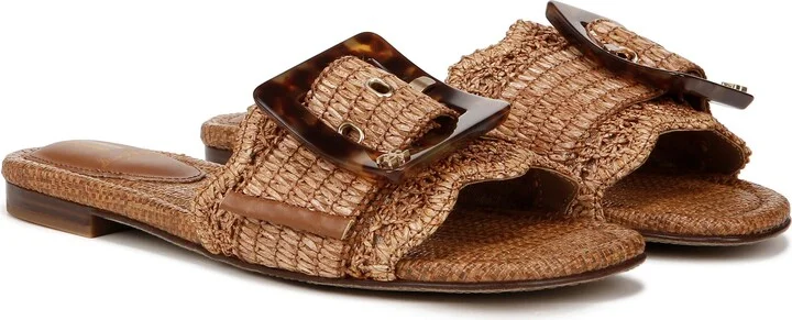 Bambi Raffia Buckle Slide Sandal - Image 10