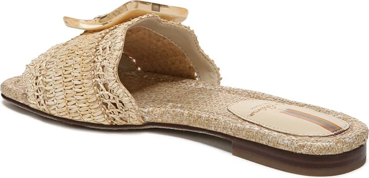 Bambi Raffia Buckle Slide Sandal - Image 2