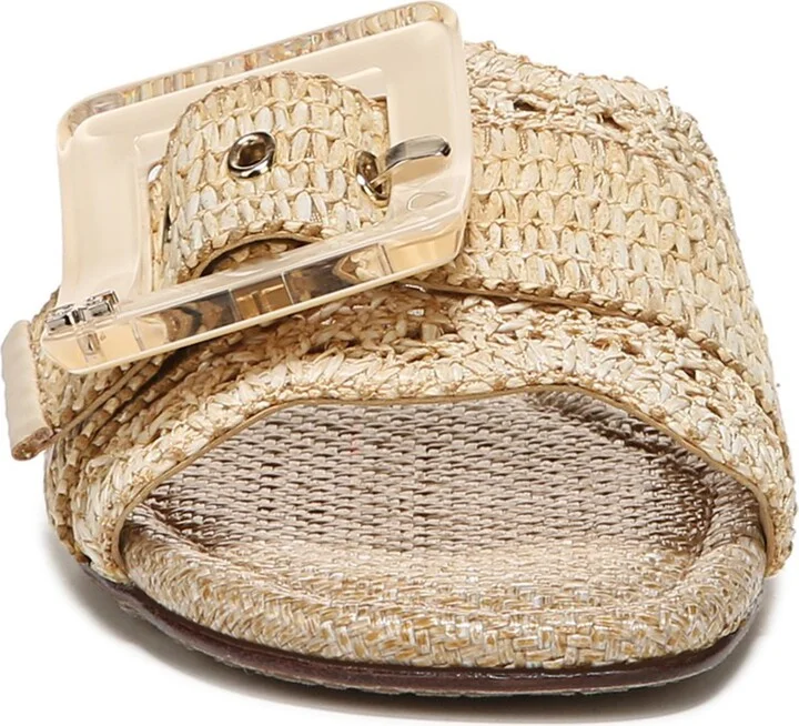 Bambi Raffia Buckle Slide Sandal - Image 4