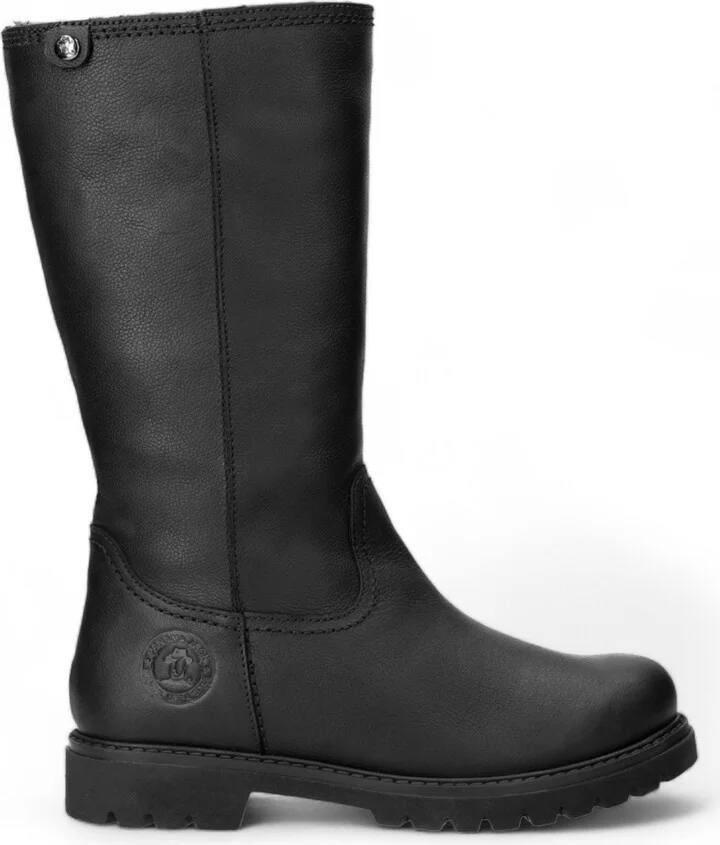 Bambina B60 - Women's Black Knee High Leather Boots