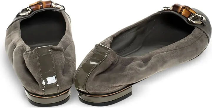 Bamboo-detail ballet flats - Image 3