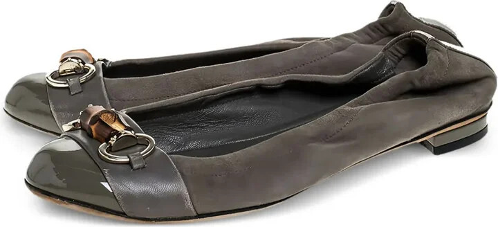 Bamboo-detail ballet flats - Image 4