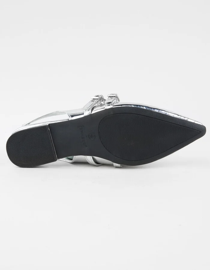 BAMBOO Visor Womens Slingback Flats - Image 3