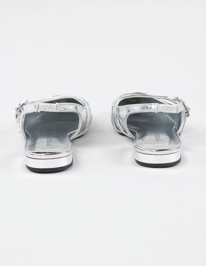 BAMBOO Visor Womens Slingback Flats - Image 4