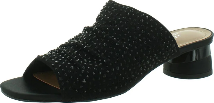 Banan Womens Polka Dot Heels Dress Sandals