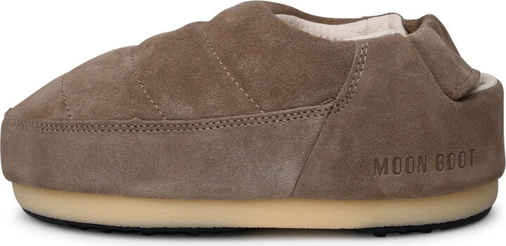 Band In Beige Suede Sandals - Image 3