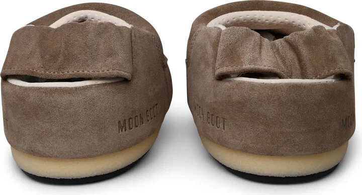 Band In Beige Suede Sandals - Image 4