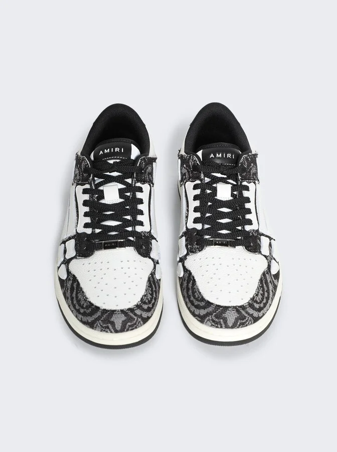 Bandana Denim Skel Top Low Sneaker