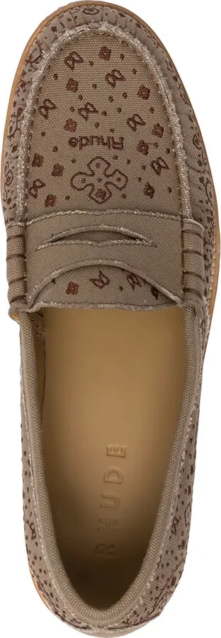 Bandana-Print Low-Heel Loafers - Image 4