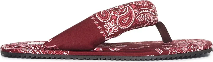 Bandana-Print Slides