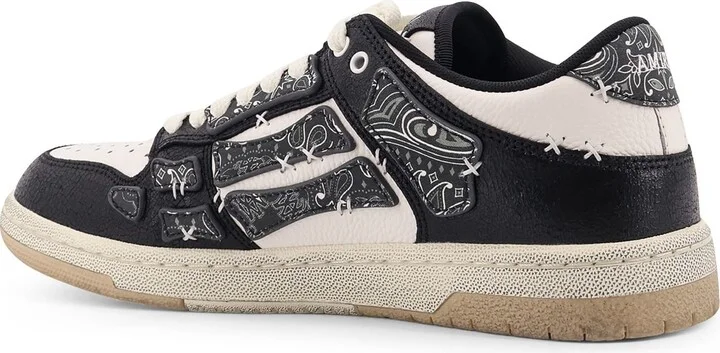 Bandana Skel Top Low Leather Low-top Sneakers - Image 3
