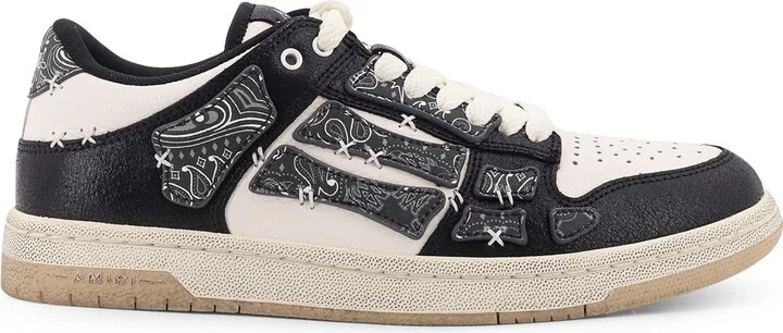 Bandana Skel Top Low Leather Low-Top Sneakers