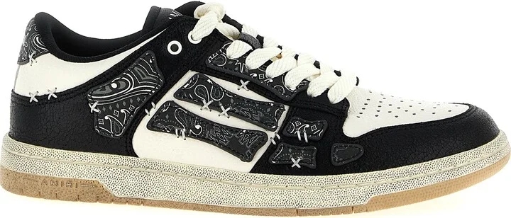 Bandana Skel Top Low Sneakers Black