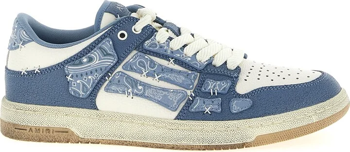 Bandana Skel Top Low Sneakers Blue