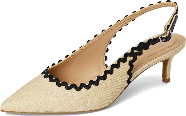 Bandolino Albas Women's Shoes Light Natural/Black : 11 M, Synthetic - Image 5