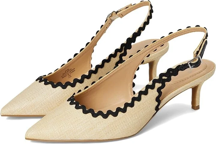 Bandolino Albas Women's Shoes Light Natural/Black : 11 M, Synthetic