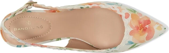 Bandolino Albas Women's Shoes Peach Dreamy Floral Multi/Ivory : 6.5 M, Synthetic - Image 2