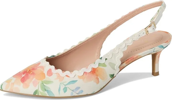Bandolino Albas Women's Shoes Peach Dreamy Floral Multi/Ivory : 6.5 M, Synthetic - Image 5