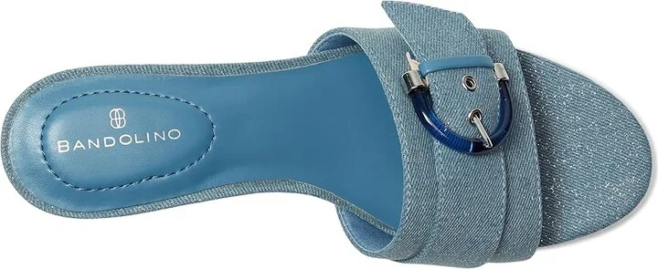 Bandolino Ardonna Women's Dress Sandals Blue Denim : 5 M, Synthetic - Image 2