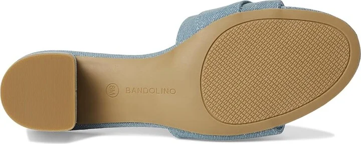 Bandolino Ardonna Women's Dress Sandals Blue Denim : 5 M, Synthetic - Image 3