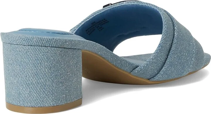 Bandolino Ardonna Women's Dress Sandals Blue Denim : 5 M, Synthetic - Image 4