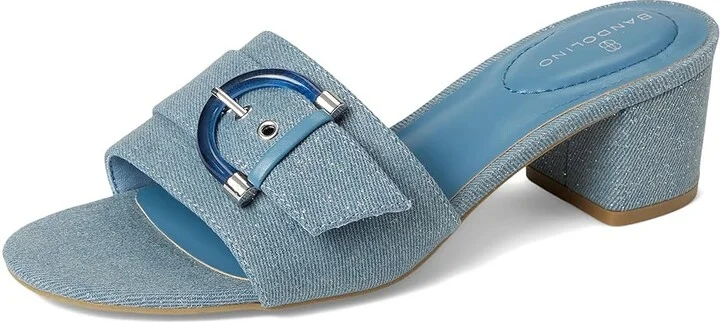 Bandolino Ardonna Women's Dress Sandals Blue Denim : 5 M, Synthetic - Image 5